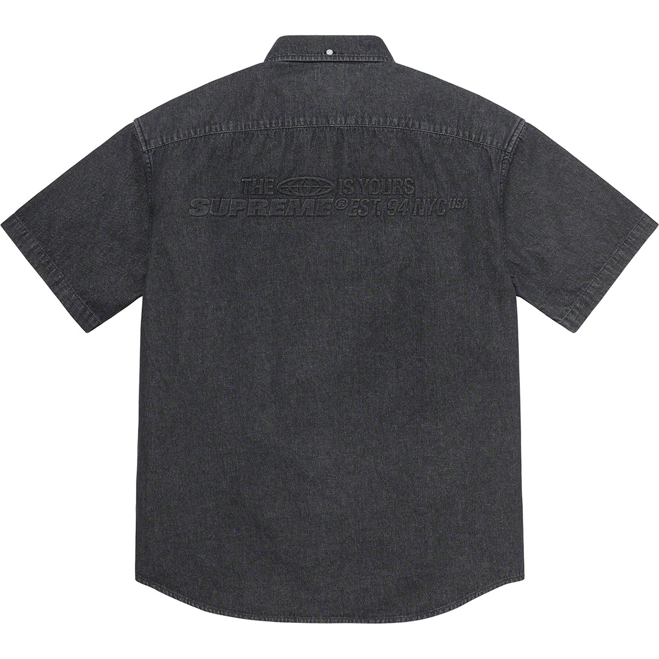 Embossed Denim S/S Shirt view 2